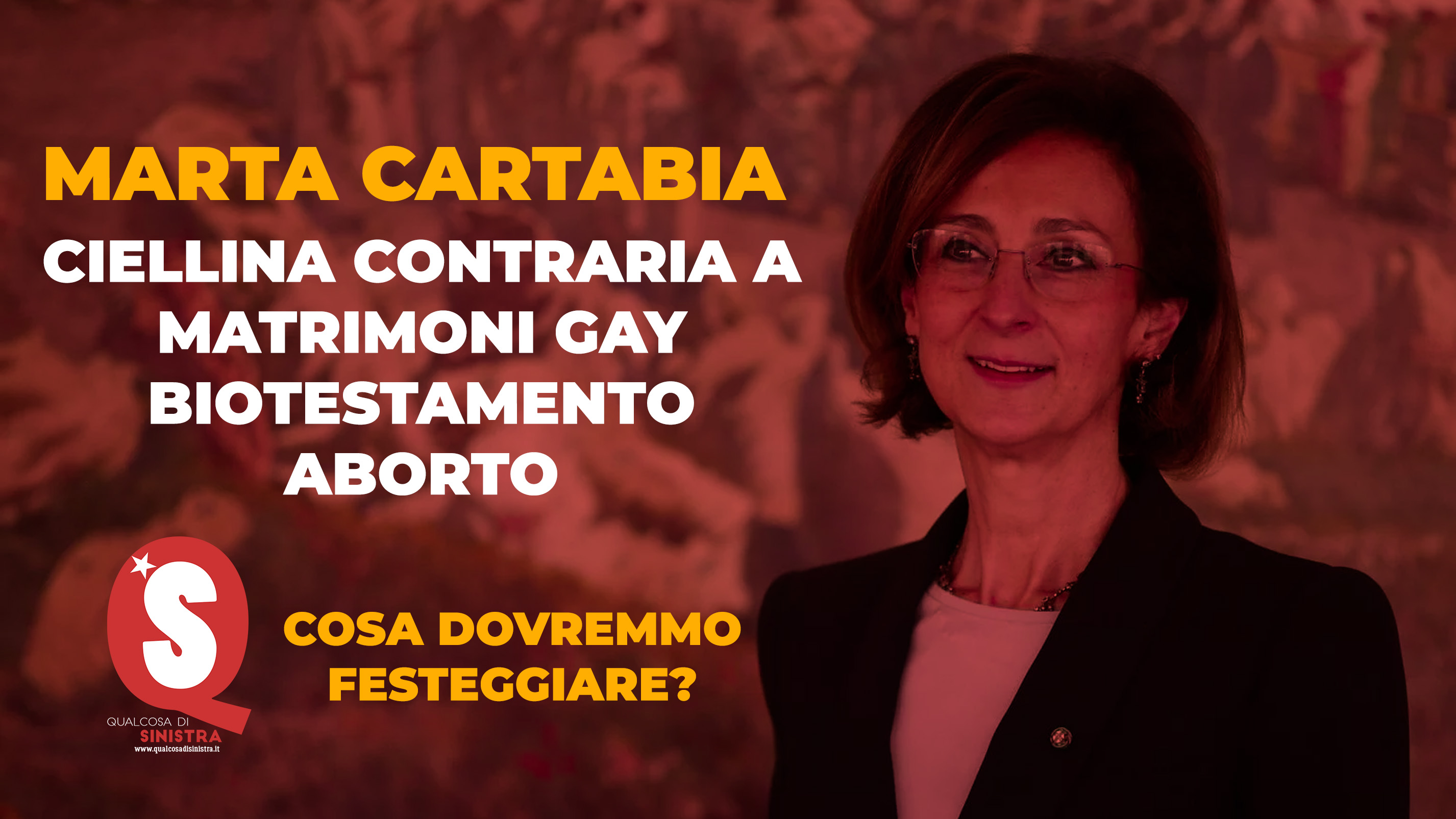 #Cartabia, a sinistra cosa festeggiate di grazia?