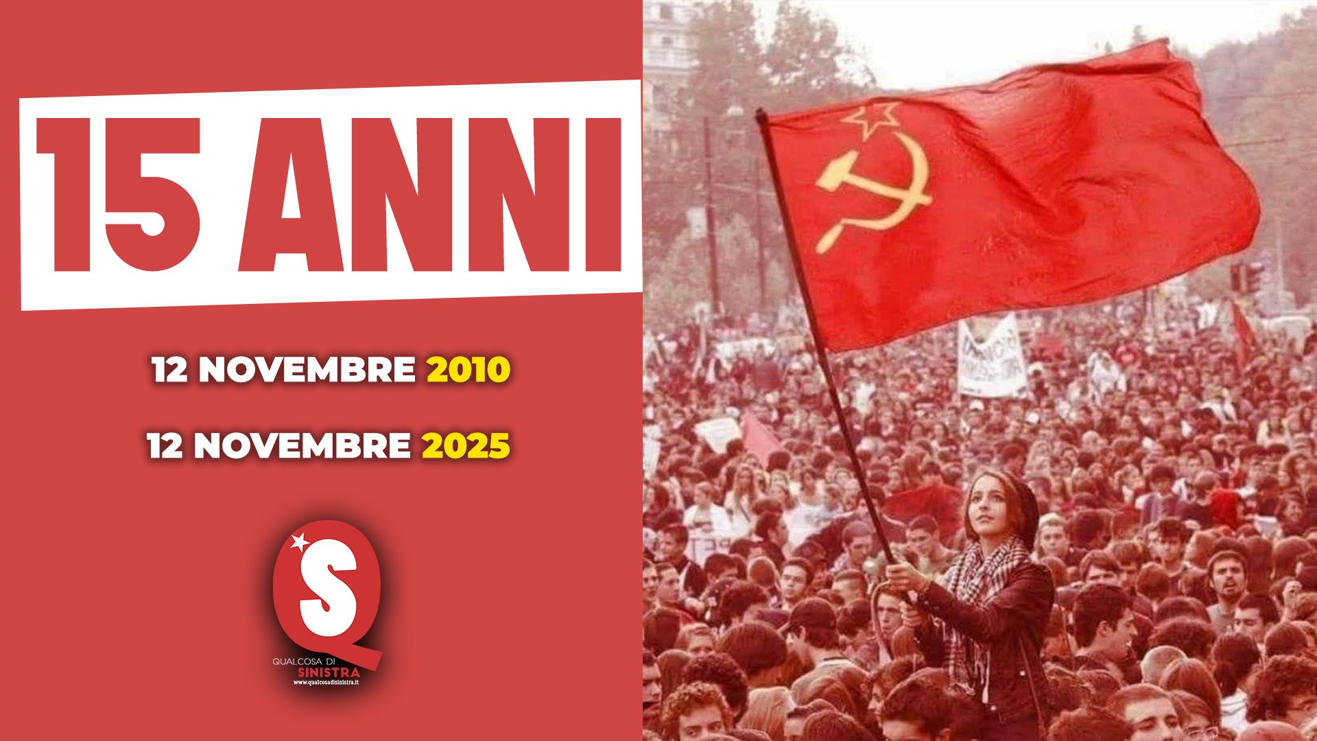 quindici anni qualcosa di sinistra